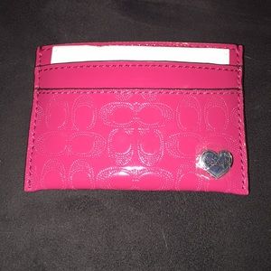 Brand new coach card holder
